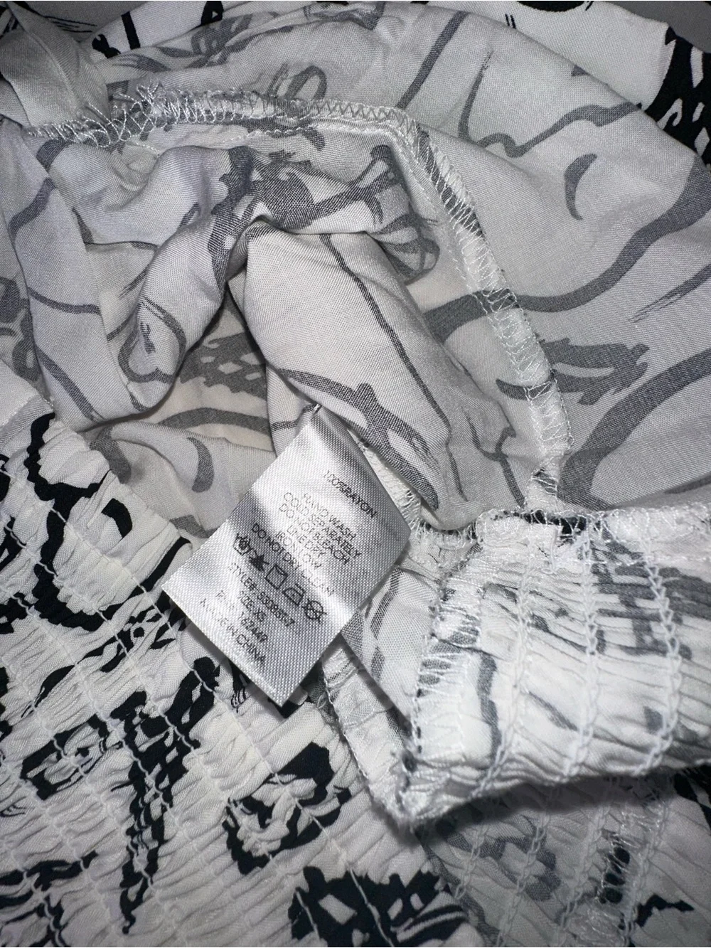 Graphic Paris Print White Button-Down Shirt